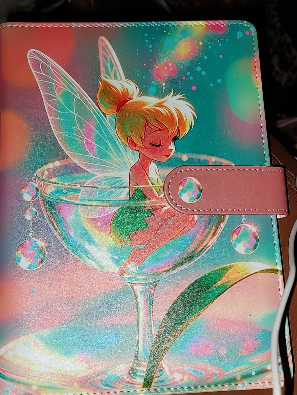 New! Tinkerbell A5 Size Binder Notebook With Matching Paper Ag